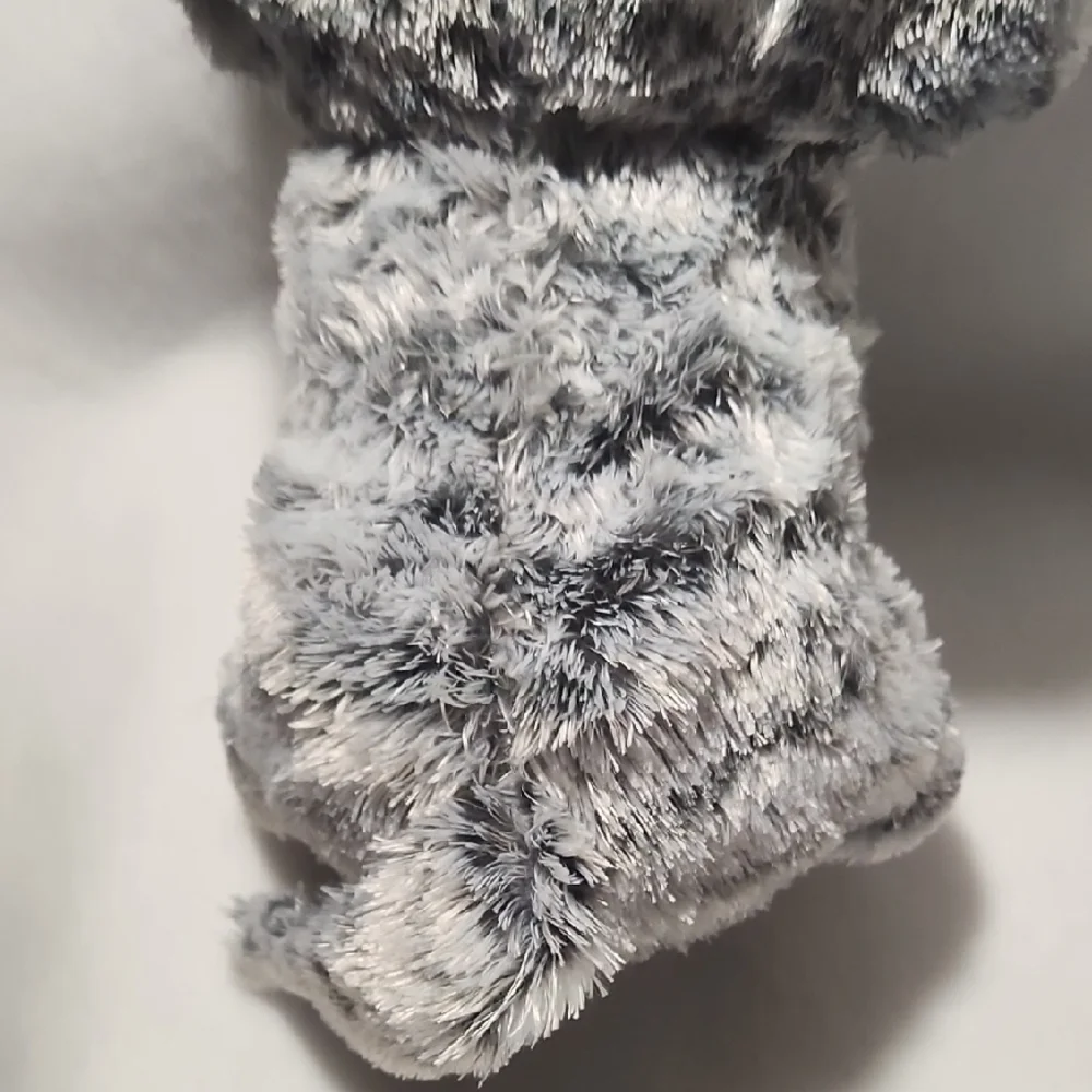 Ty Beanie Willow Boo Plush Gray and Pink Stuffed Toy